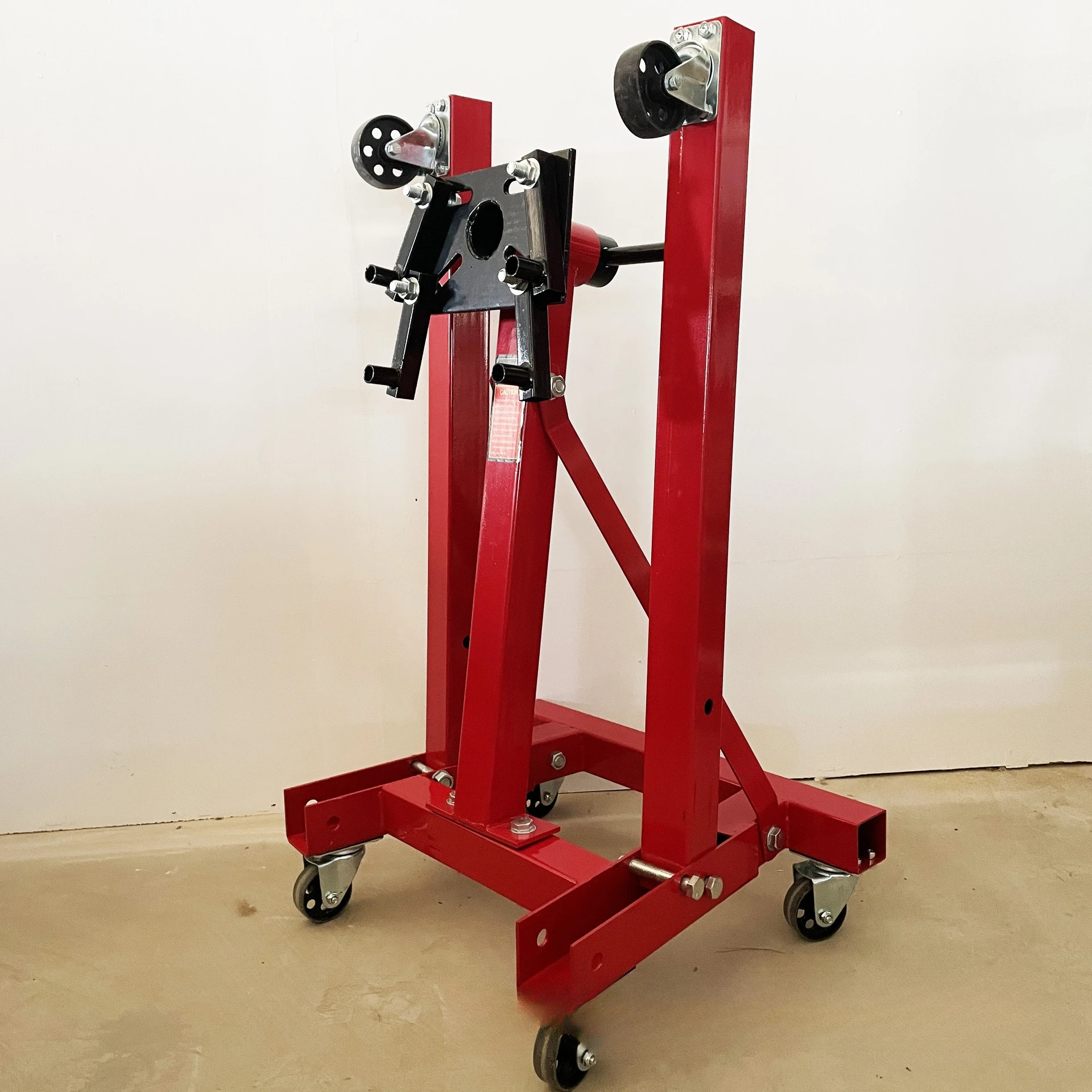 Start machine translation turntable, reverse frame, engine hoisting bracket, automobile engine overhaul assembly frame