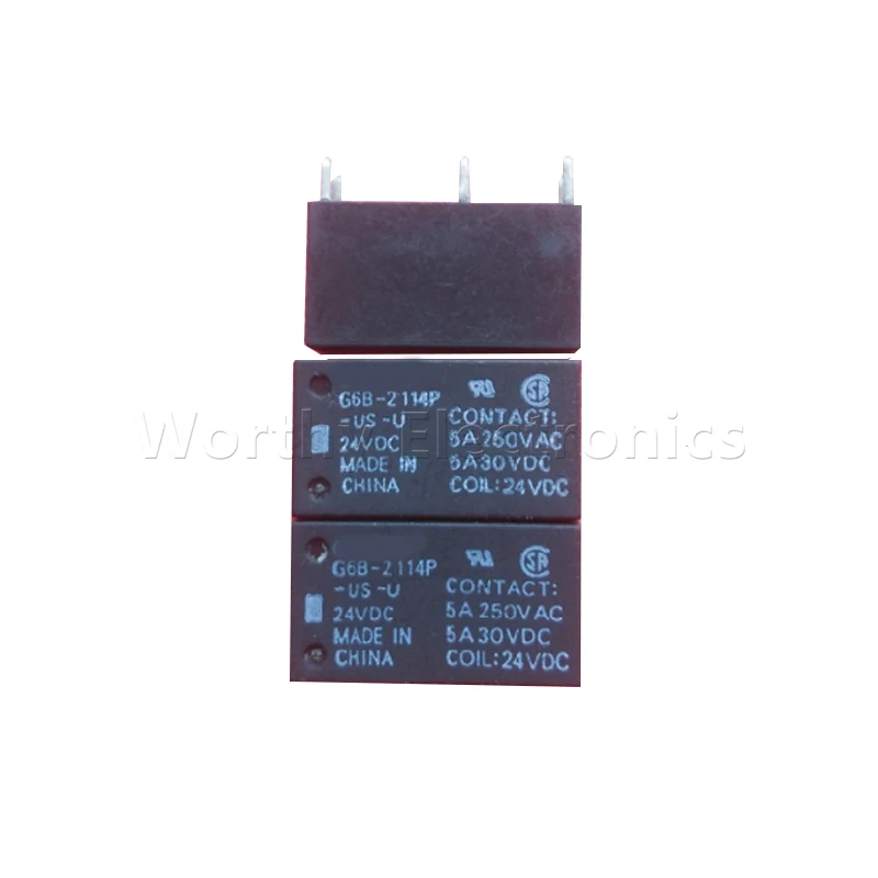 Free shiping   wholesale   10pcs/lot   relay   G6B-2114P-US-U-24VDC