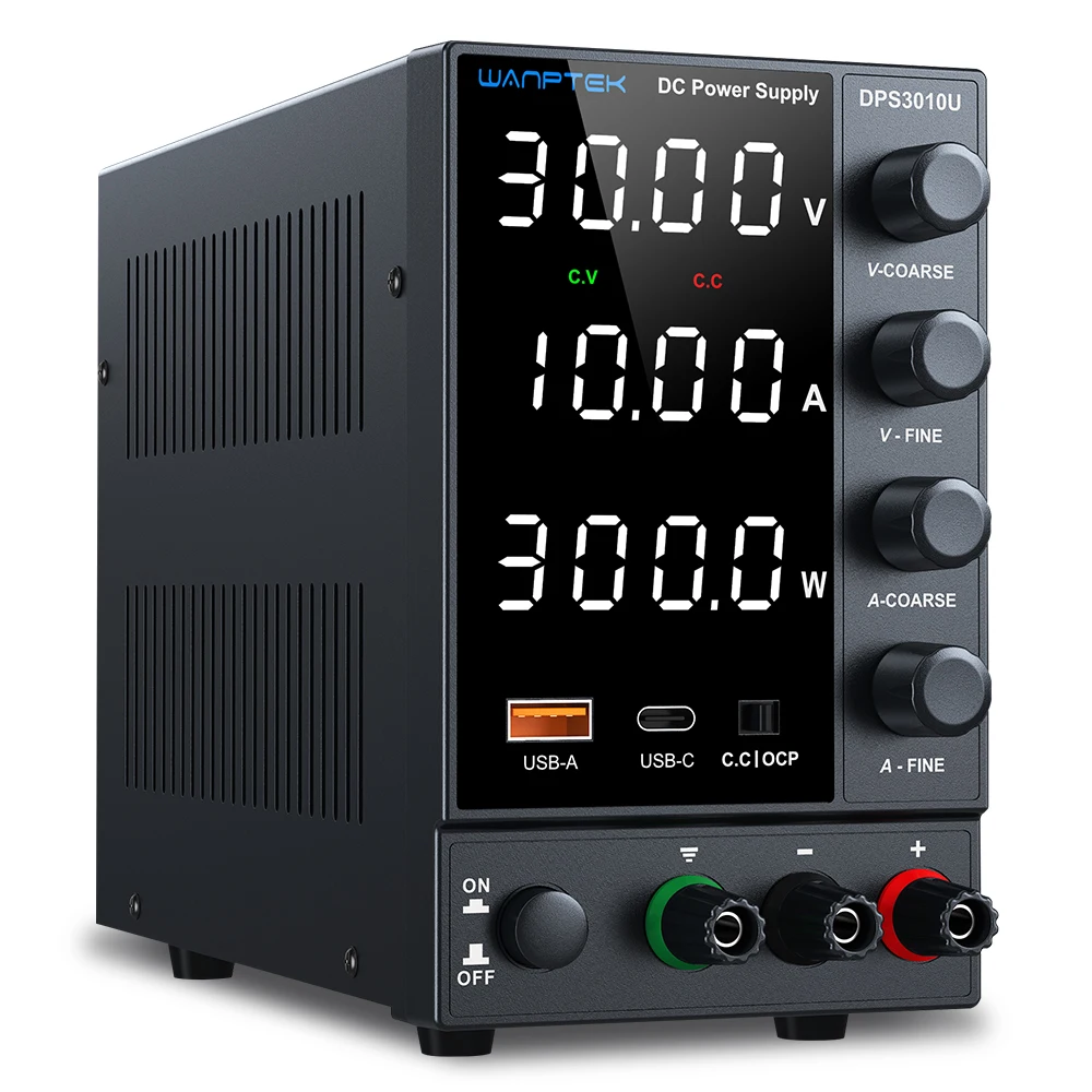 Wanptek Laboratorium Voeding Verstelbare 30V 5A 30V 10A 60V 5A 120V 3A Encoder aanpassing Bench DC Voeding - afbeelding 1