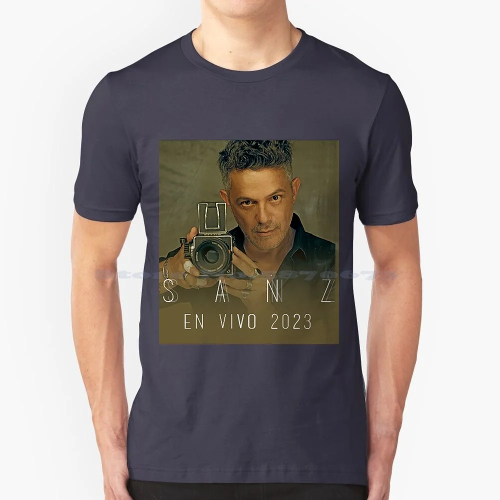 Alejandro Sanz Tour Radeva T Shirt 100% Cotton Tee Alejandro Sanz