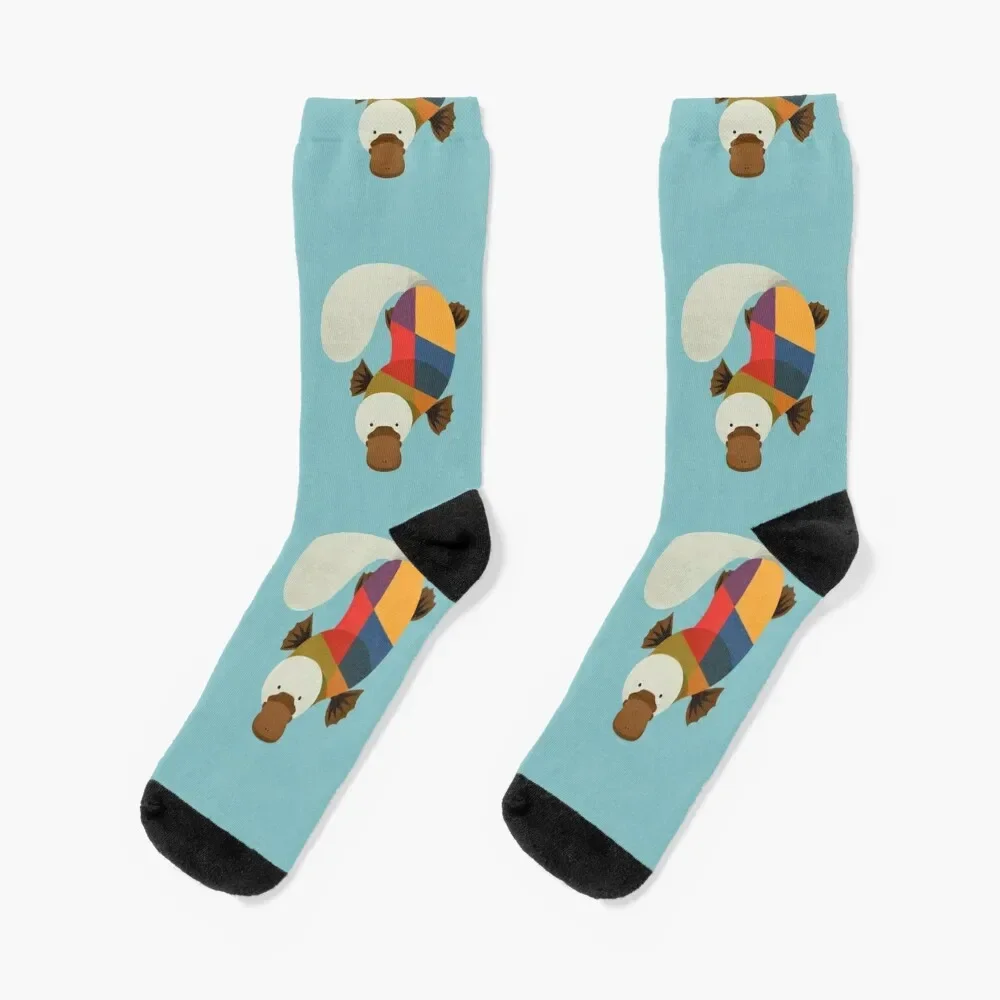 Hello Platypus Socks Soccer Hiking boots Running Women Socks Men's