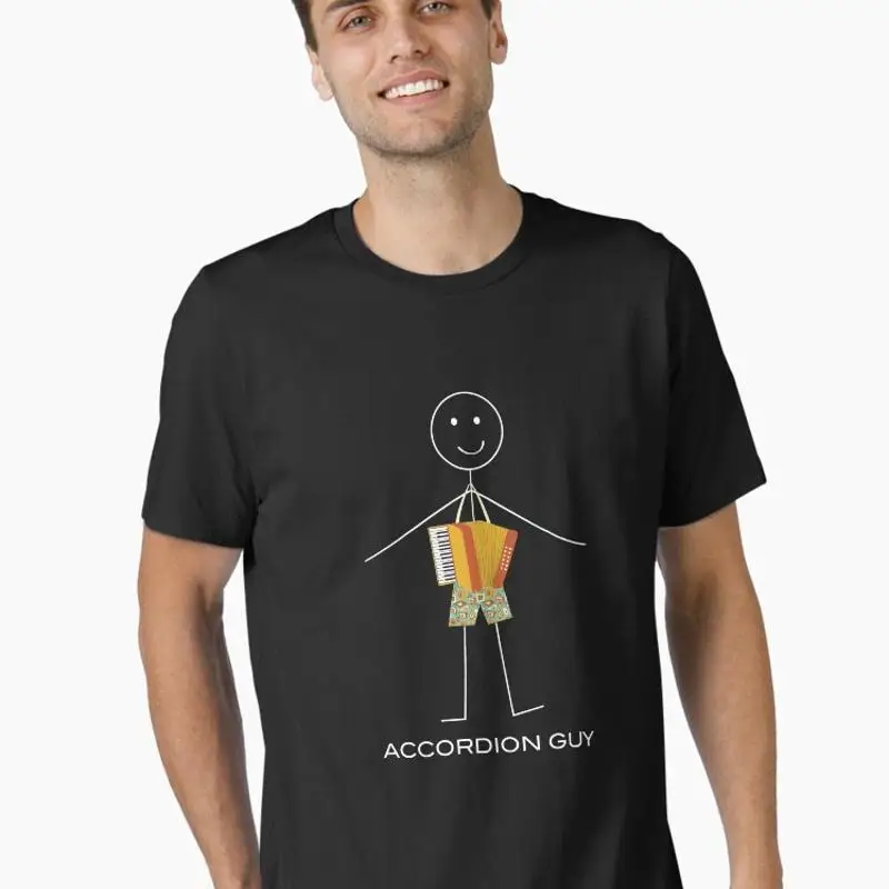 Funny Mens Accordion Design Essential T-Shirt