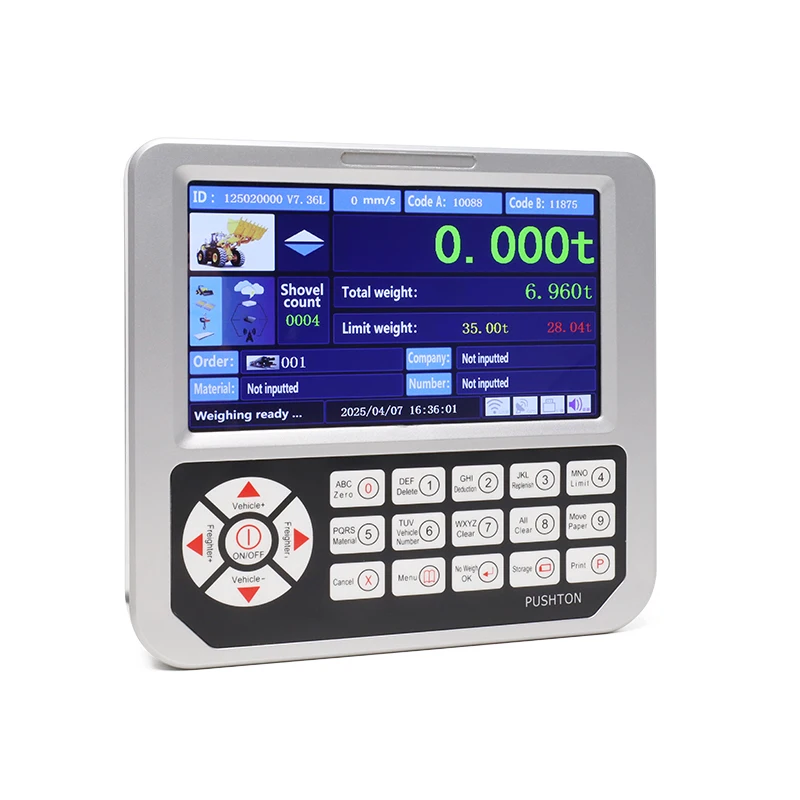 2025 hot sale PSD9000 Onboard Wheel Loader Scale Hydraulic Weighing System LCD ABS OEM izable for Quarry Loading Front End