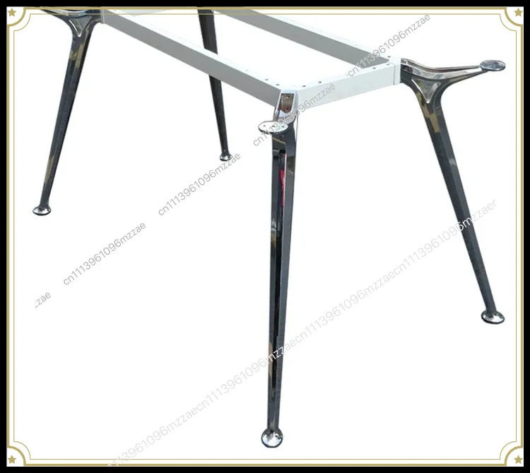 Aluminum Alloy Electroplated Foot Glass Rock Slab Marble Dining Table Stand Desk Leg Worktable Foot Conference