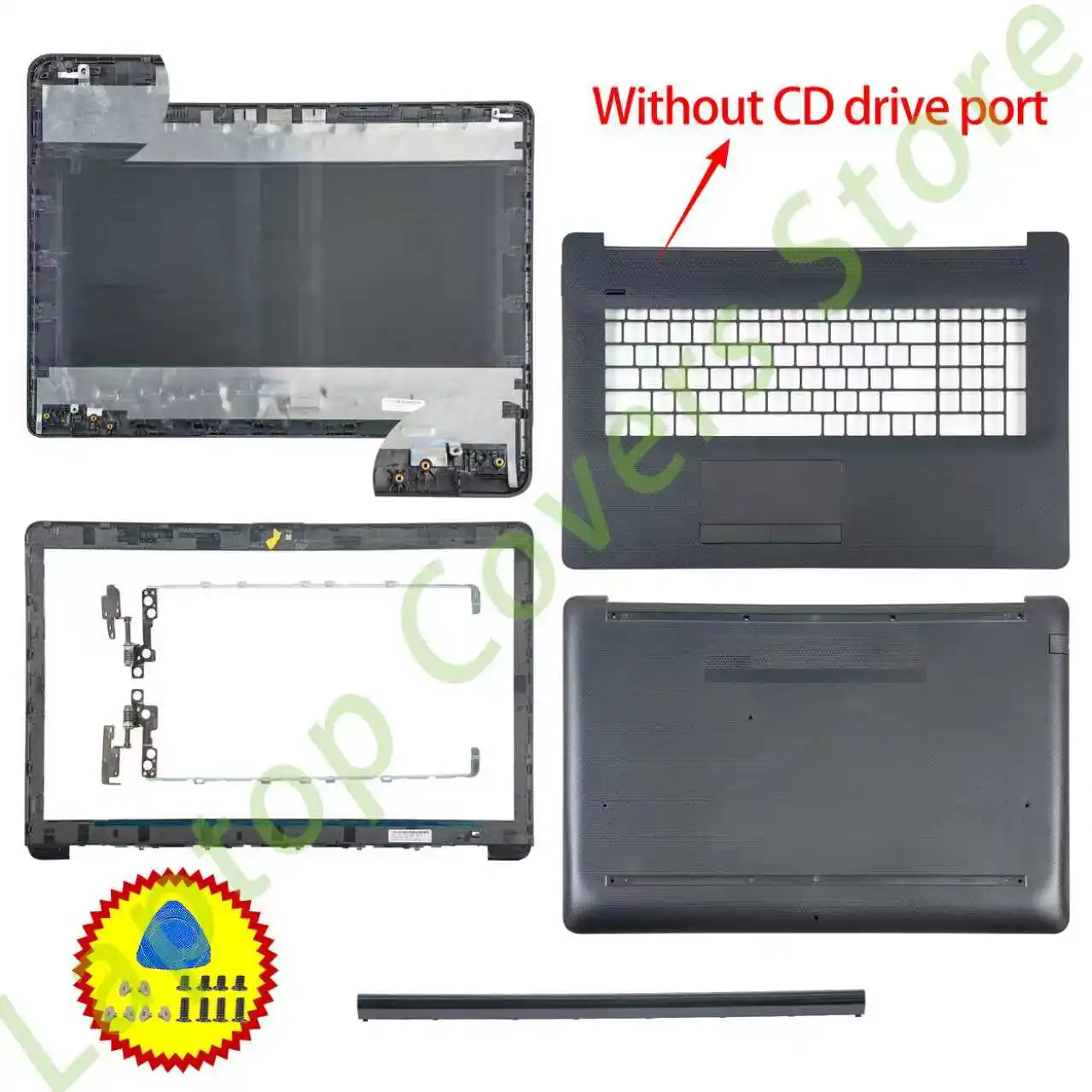 

Black Cover For 17-CA 17-BY 17g-cr 17Q-CS 470 G7 TPN-L133 LCD Back Cover Front Bezel Palmrest Bottom Hinges Laptop Parts Replace