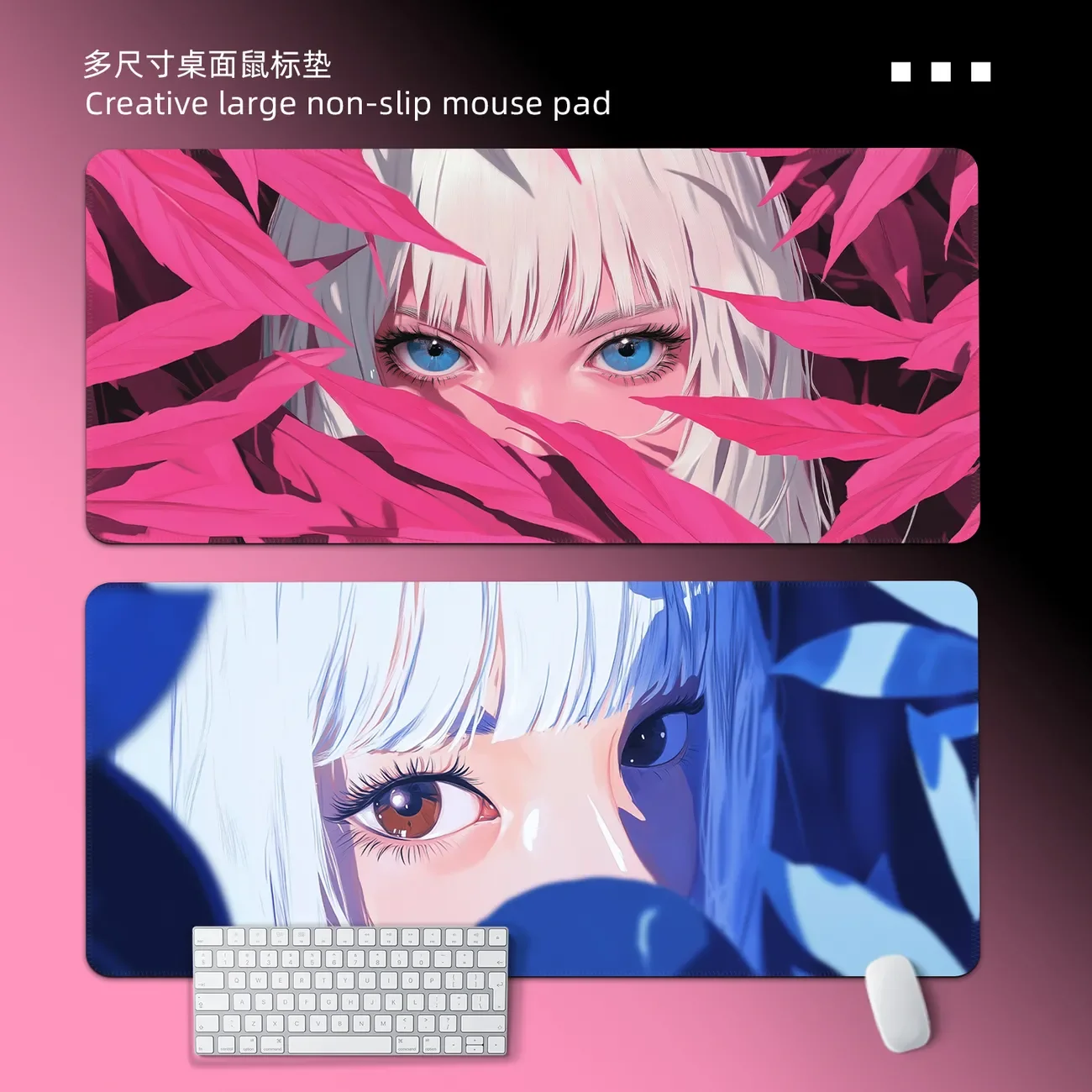 

Anime Girl FPS Gaming Large Mouse Pad - XXL Professional Desk Mat for Keyboard/Mouse, Ergonomic Wrist Support Surface