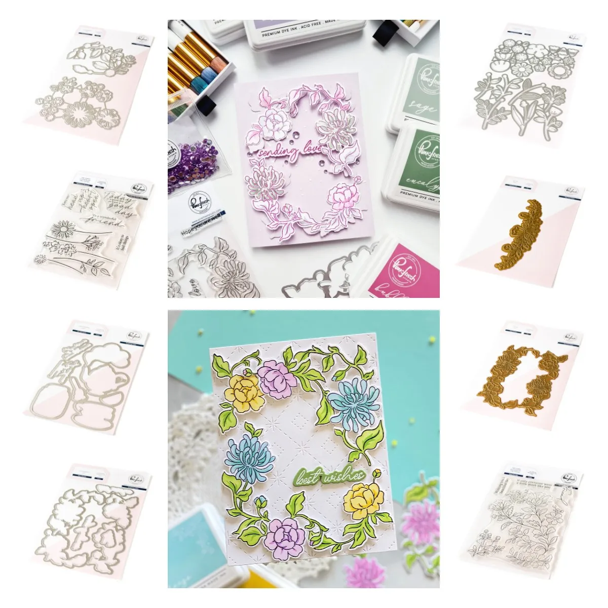 

Beautiful Day Hot Foil Cutting Dies for Layering Stencils DIY Scrapbook Album Stamp Make Embossing Paper Card Julieta Alpha Die