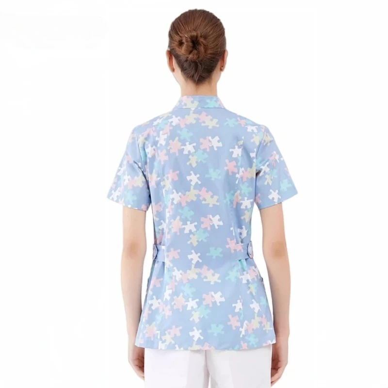 Nursing uniform for male female dental hospital medical tops pet grooming veterinary supplies nurse women uniforms suit view 2