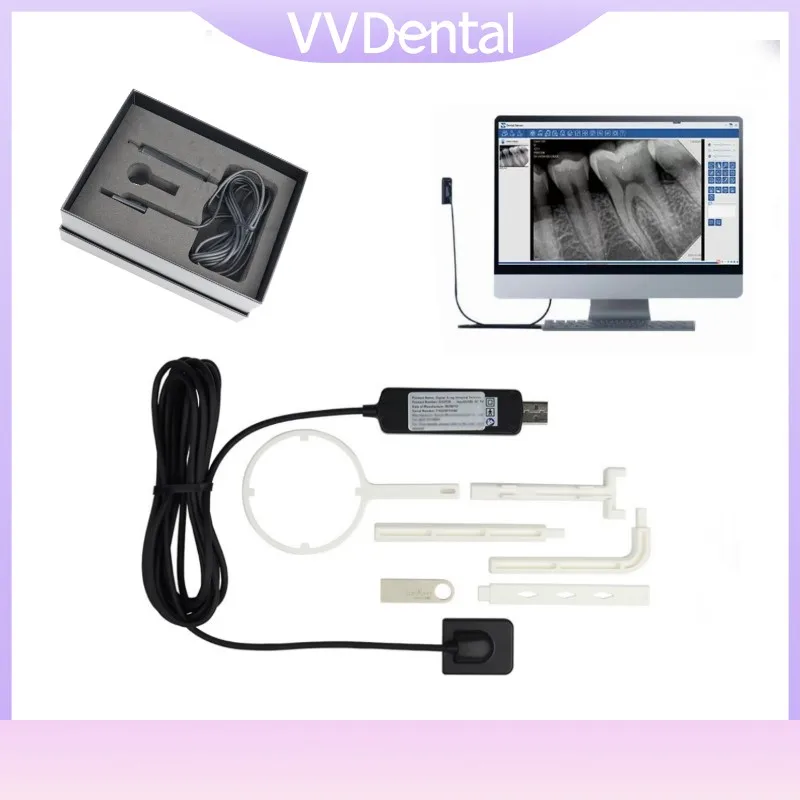 VV Dental Intraoral Imaging System With Driver Software Dental X Ray Sensor USB Connection HD RVG Sensor