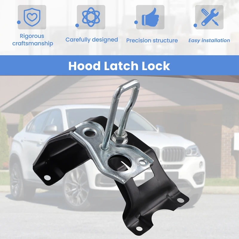 51237325992 Car Front Upper Passenger Hood Latch Lock For BMW X5 2014-2018 X6 F16 2015-2019