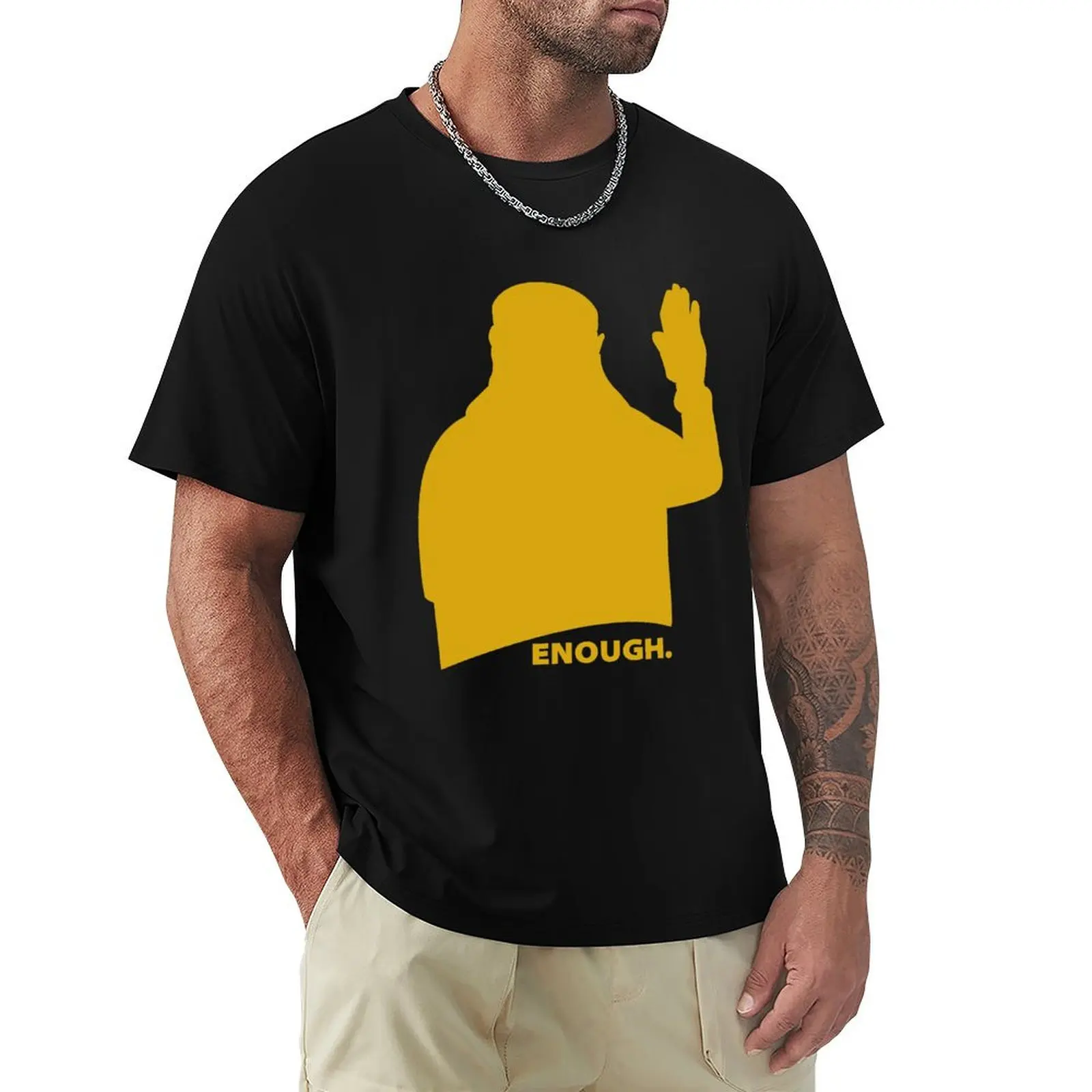 Enough. T-Shirt Casual Loose Fit Summer Tee Shirt
