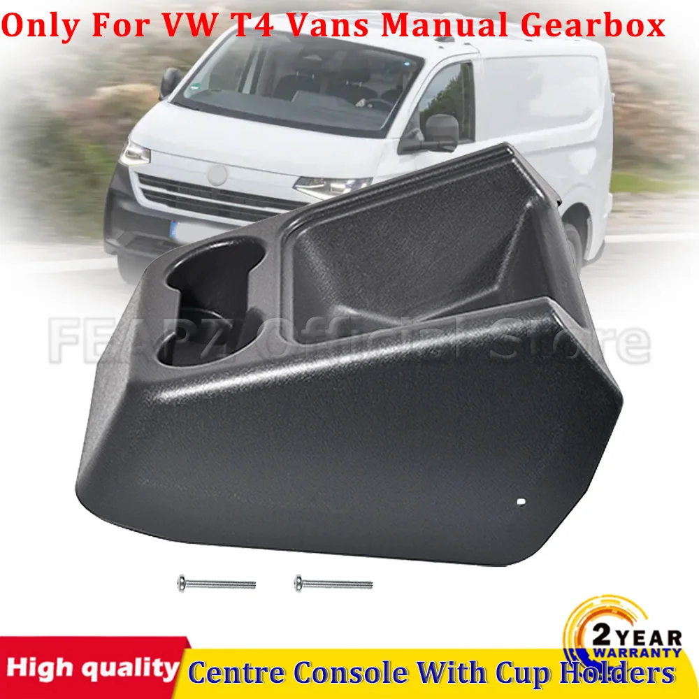 Grey Transporter Organiser Only Manual Gearbox New For VW Transporter T4 1Pc Centre Console With Cup Holders Car Accessories
