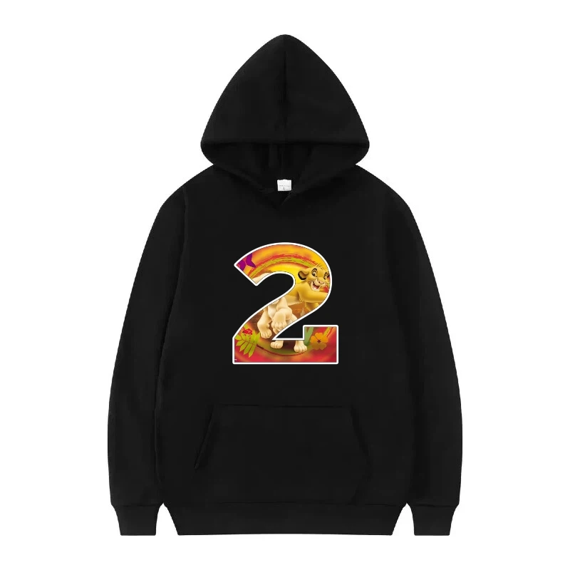 Disney le roi Lion lettre motif femme Kawaii gris printemps hauts amples vêtements pulls dames pas cher sweats à capuche hommes sweats