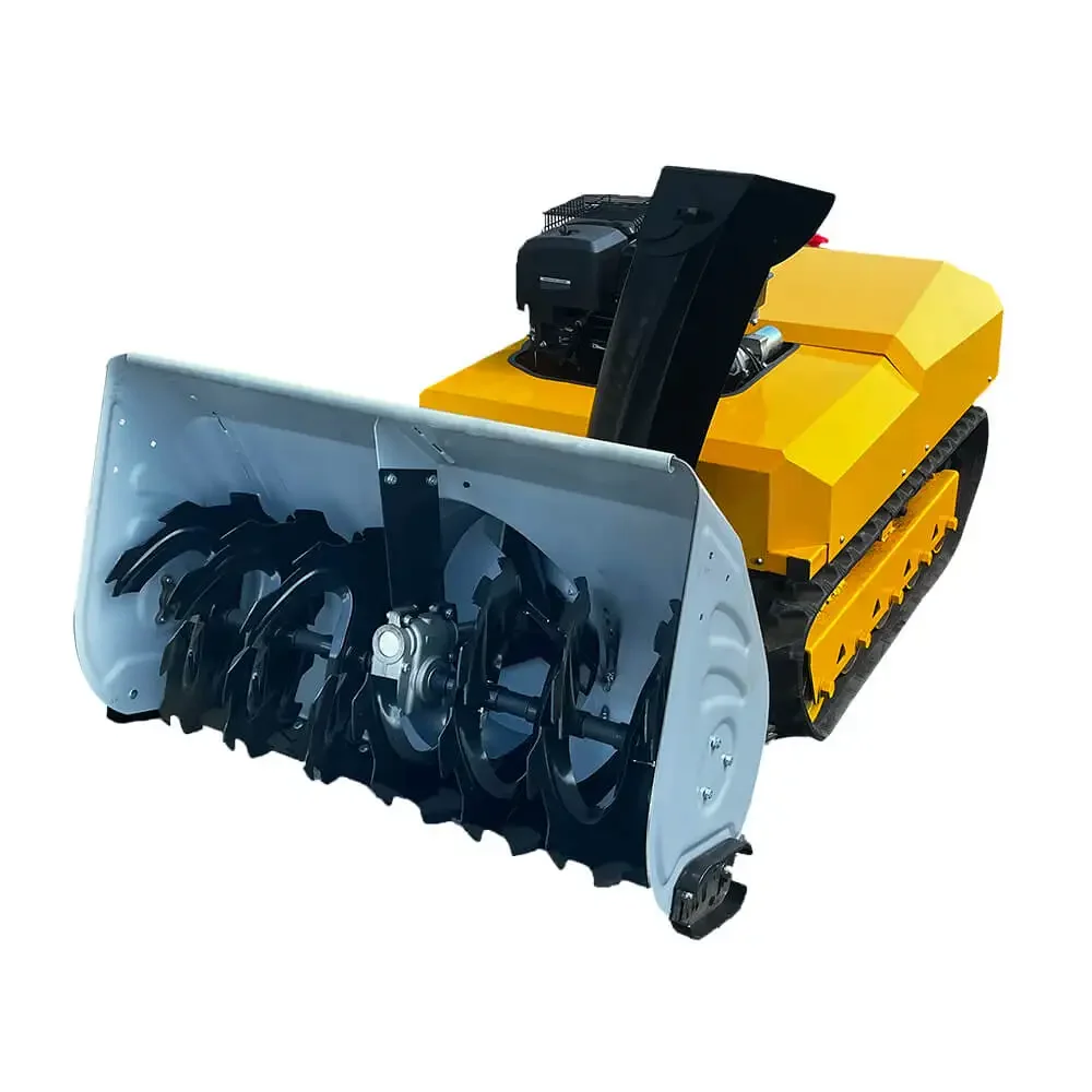 2024 Remote Control Snow Blower Robot Radio Remote Control Snow Thrower Machine Snow Sweeper