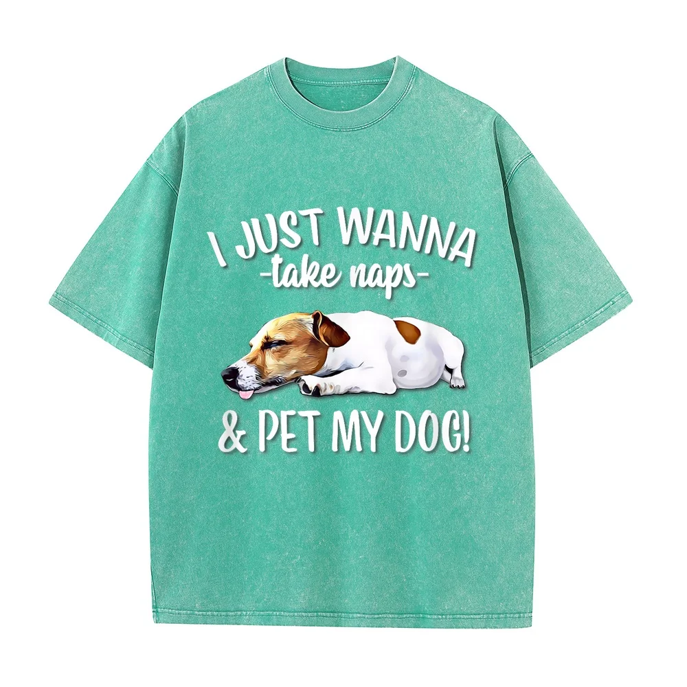 Mens Lover Sleep Take Nap Pet My Jack Russell Terrier T-Shirt Майка Unisex Casual Funny Quote Tee Graphic Summer Top Short