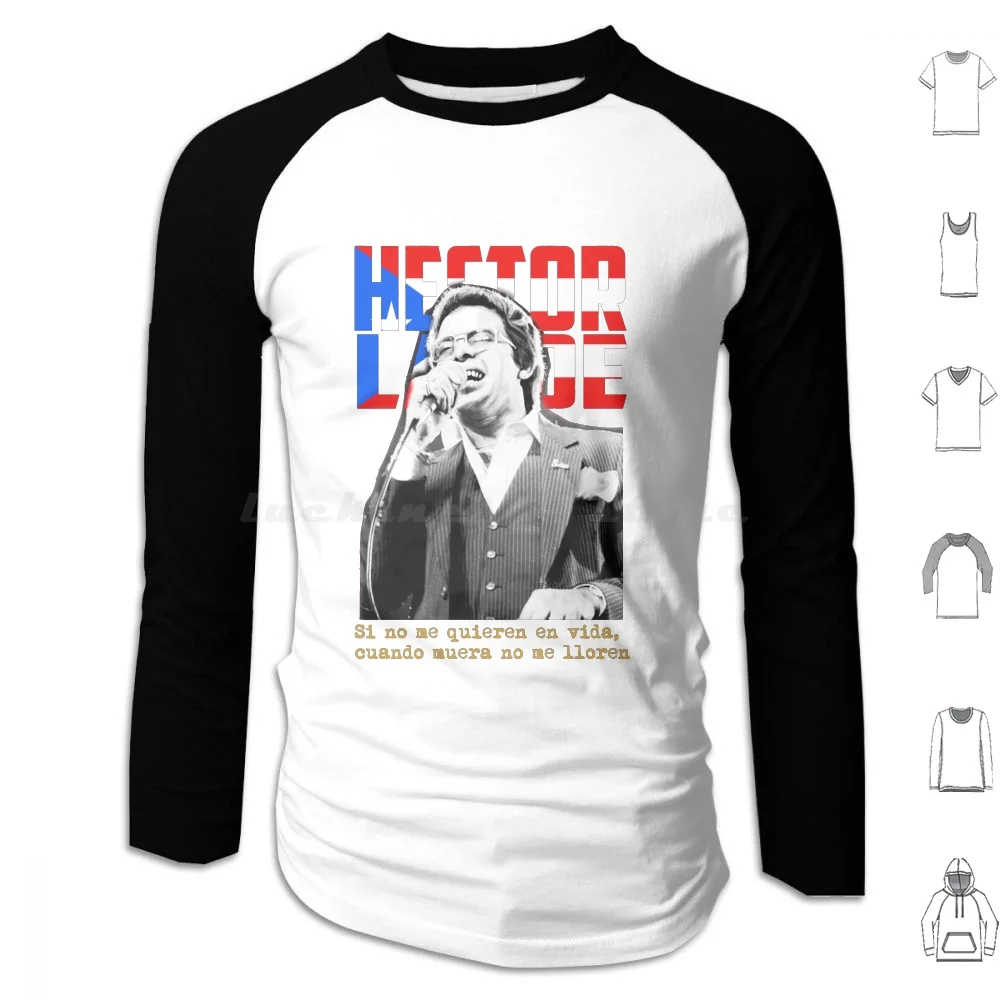 Hector Lavoe Power Latin Salsa Hoodie Cotton Long Sleeve Salsa Cuban Puerto Rico Celia Cruz Lavoe Feliciano Latin Music Hector