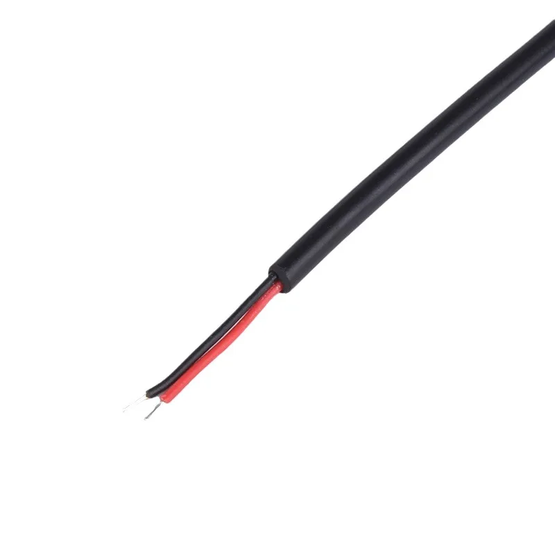 สายยูเอสบีแบบเปิดหัวเดี่ยวสองแกนถอดสายไฟ2PIN สาย USB ตัวผู้กึ่งสำเร็จรูปตัวผู้หัวต่อตัวเมีย24AWG DC