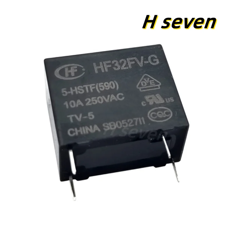 5pcs New Original HF32FV-G-5/G-12/G-24-HSTF 10A Relay DC5V 5V 12V 24V