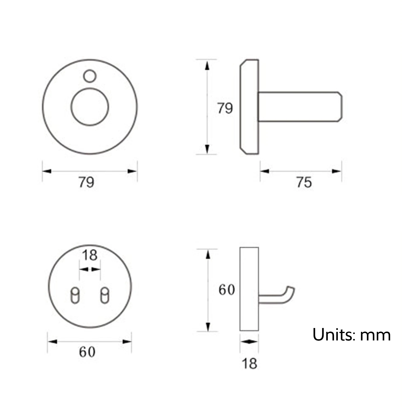 El nuevo juego de soporte para secador de pelo montado en la pared para soporte de madera maciza accesorios de baño estante organizador B