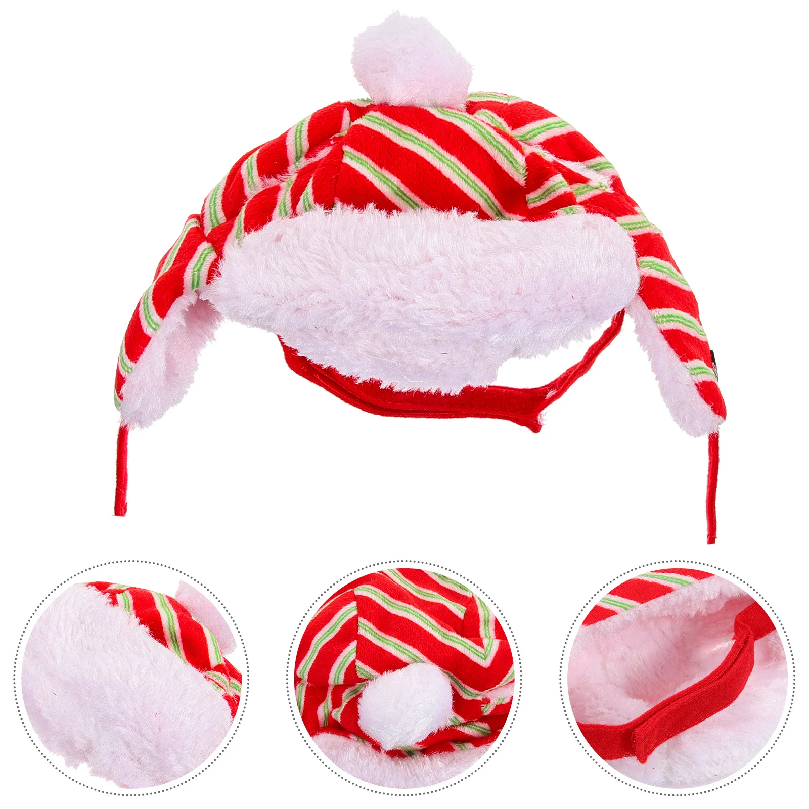 

Household Pet Hat Warm Headdress for Puppies Cats Perfect Workmanship Christmas Gift Pet Hat Retaining Cap for Pets