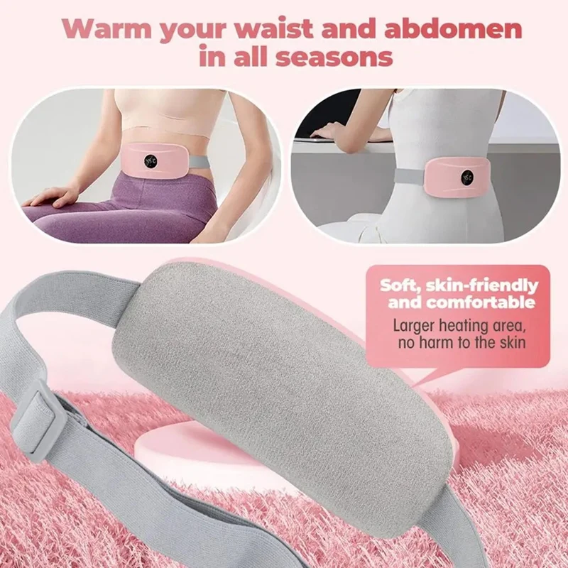 Wearable Heating Pad For Cramps Heated Back Brace Back Warmer Heating Pad 3 Gear Electric Heating Pad Lightweights Back