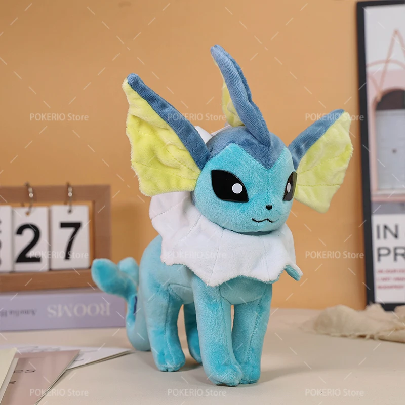Pokemon sprigatito vaporeon brinquedos de pelúcia macios bonito anime olhos grandes pawmi clodsire brinquedo de pelúcia lance travesseiro presente aniversário do miúdo