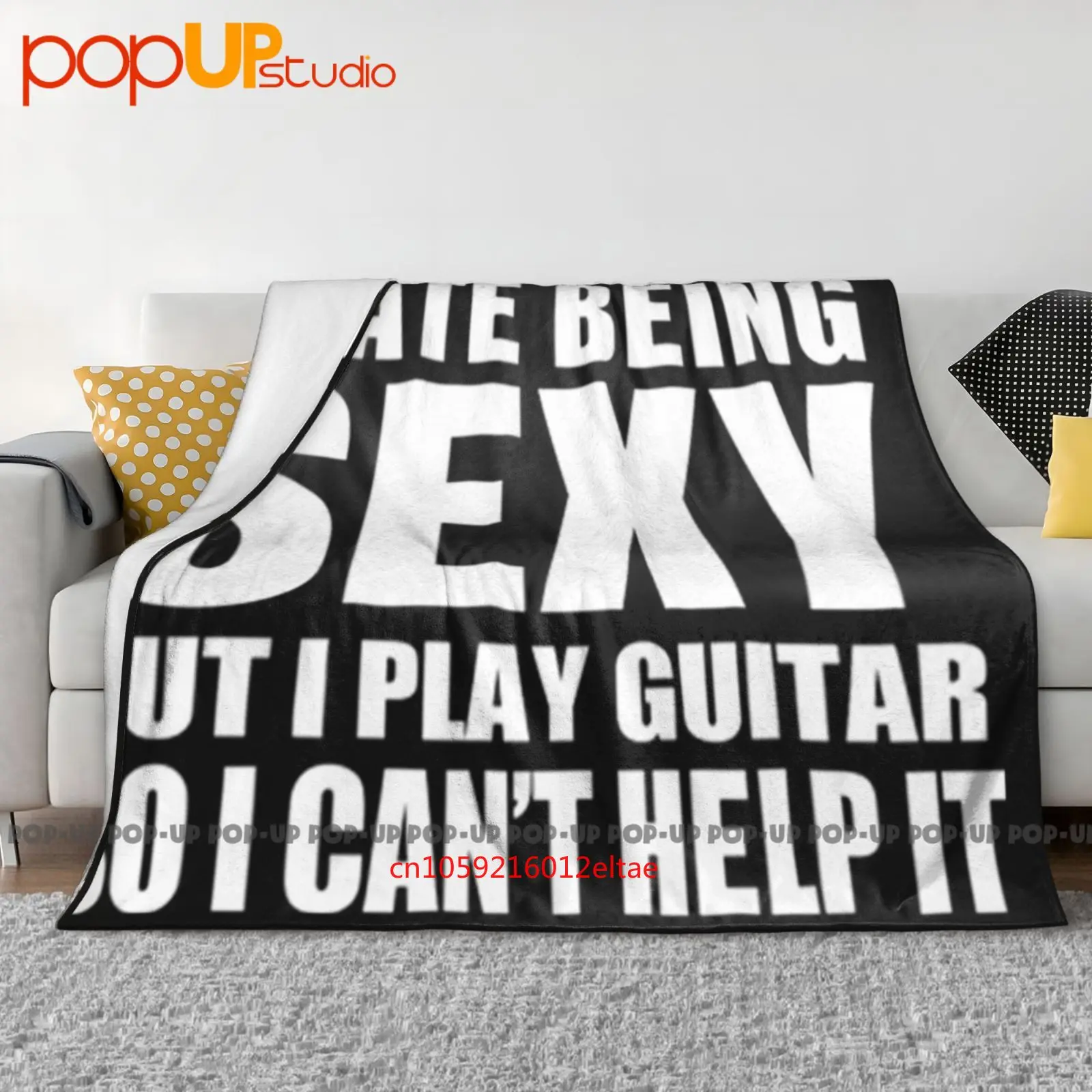 I Hate Being Sexy But I Play Guitar So I Cant Help It Ultra-Soft Blanket Quilt Winter Sofa Cover Bed Covers