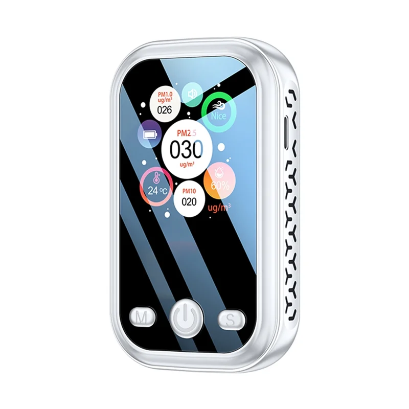 

AT43-многофункциональный цифровой PM2.5 PM10 PM1.0 монитор качества воздуха ЖК-дисплей детектор температуры и влажности