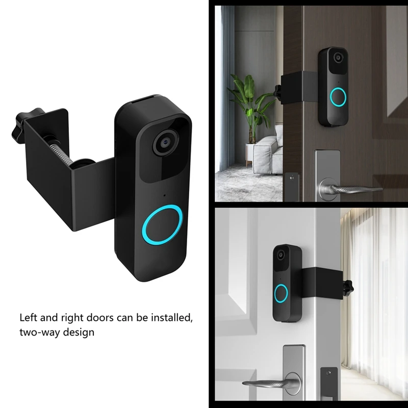 For Blink Doorbell Bracket Without Punching Anti-Theft Fixed Door Clip Bracket Siding Mount With Blink Doorbell