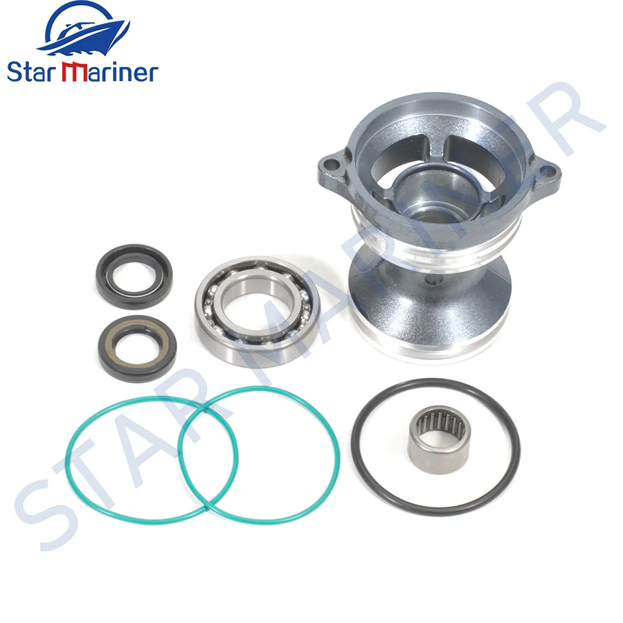 

61N-45361 Нижняя крышка корпуса в сборе с подшипником для подвесного мотора Yamaha Parsun 2T 25HP 30HP Крышка коробки передач в сборе 61N-45361-01-4D