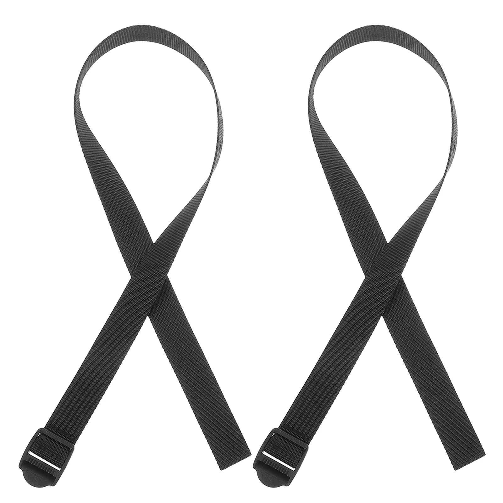 

2pcs Adjustable Nylon Machine Foot Belts Plastic Buckle Durable Universal Compatibility Quick Installation Rowing Accessories