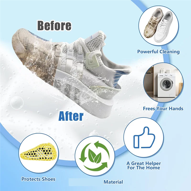 

AFOURT-сумка для стиральной машины, силиконовые мешки для стирки обуви для стиральной и сушилки, многоразовая сумка для чистки обуви для кроссовок