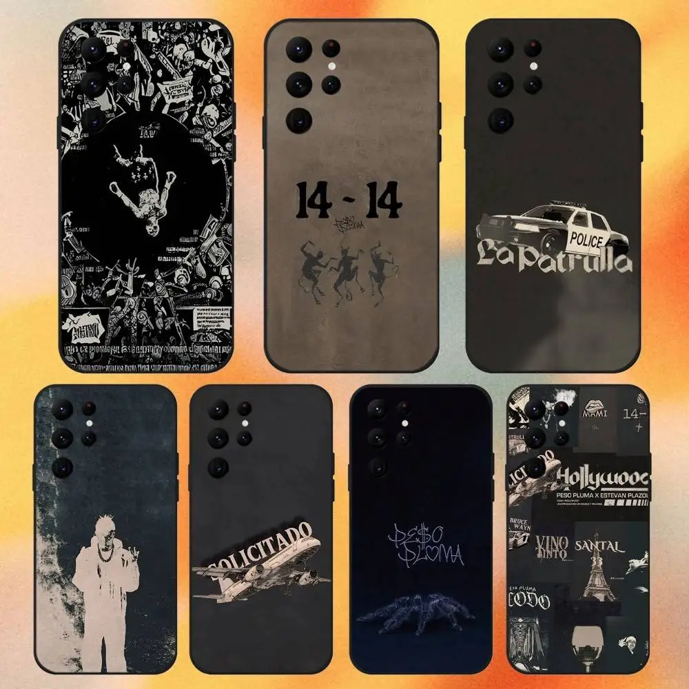 

Gervonta Peso Pluma Phone Case For Samsung S 25,24,23,22,30,21,10,9,Ultra,Plus,Lite,FE,4,5G Black Soft Case