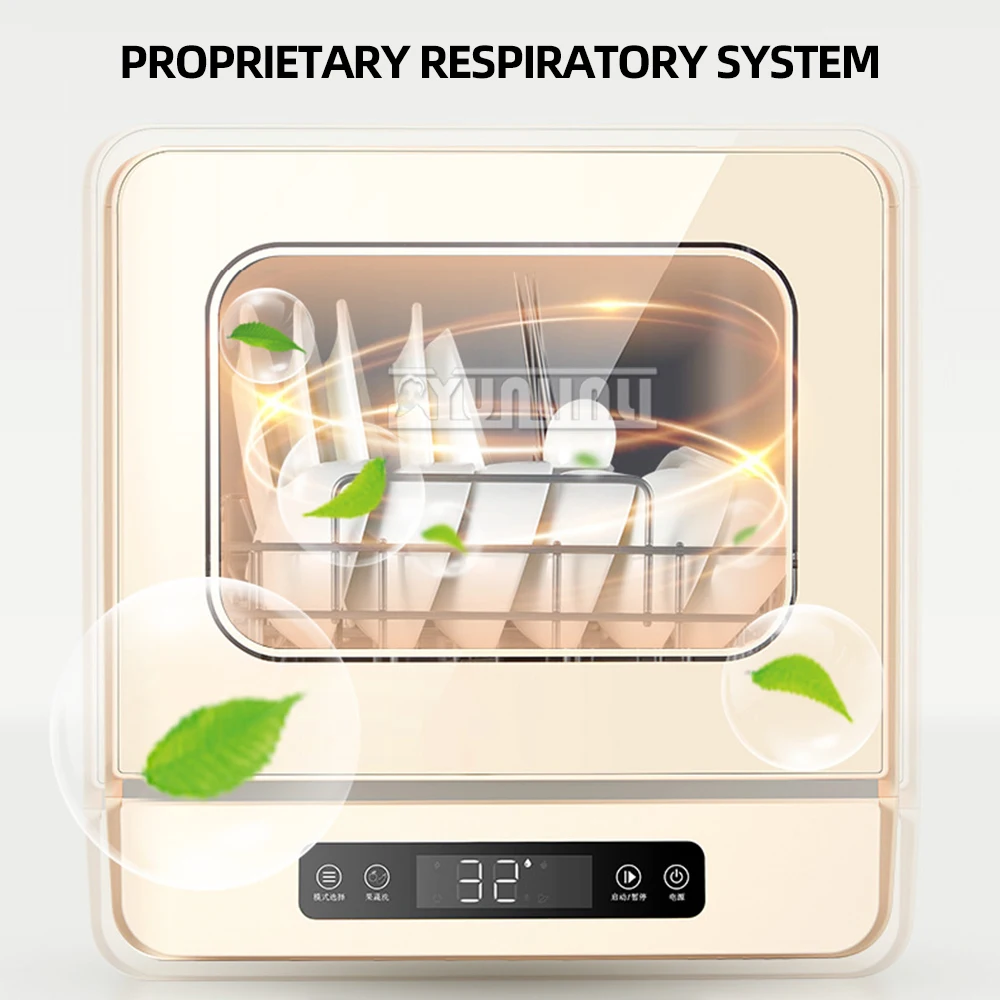 Table Drying Disinfection Dishwasher Automatic Intelligent Dishwasher Portable Dishwasher Without Installation