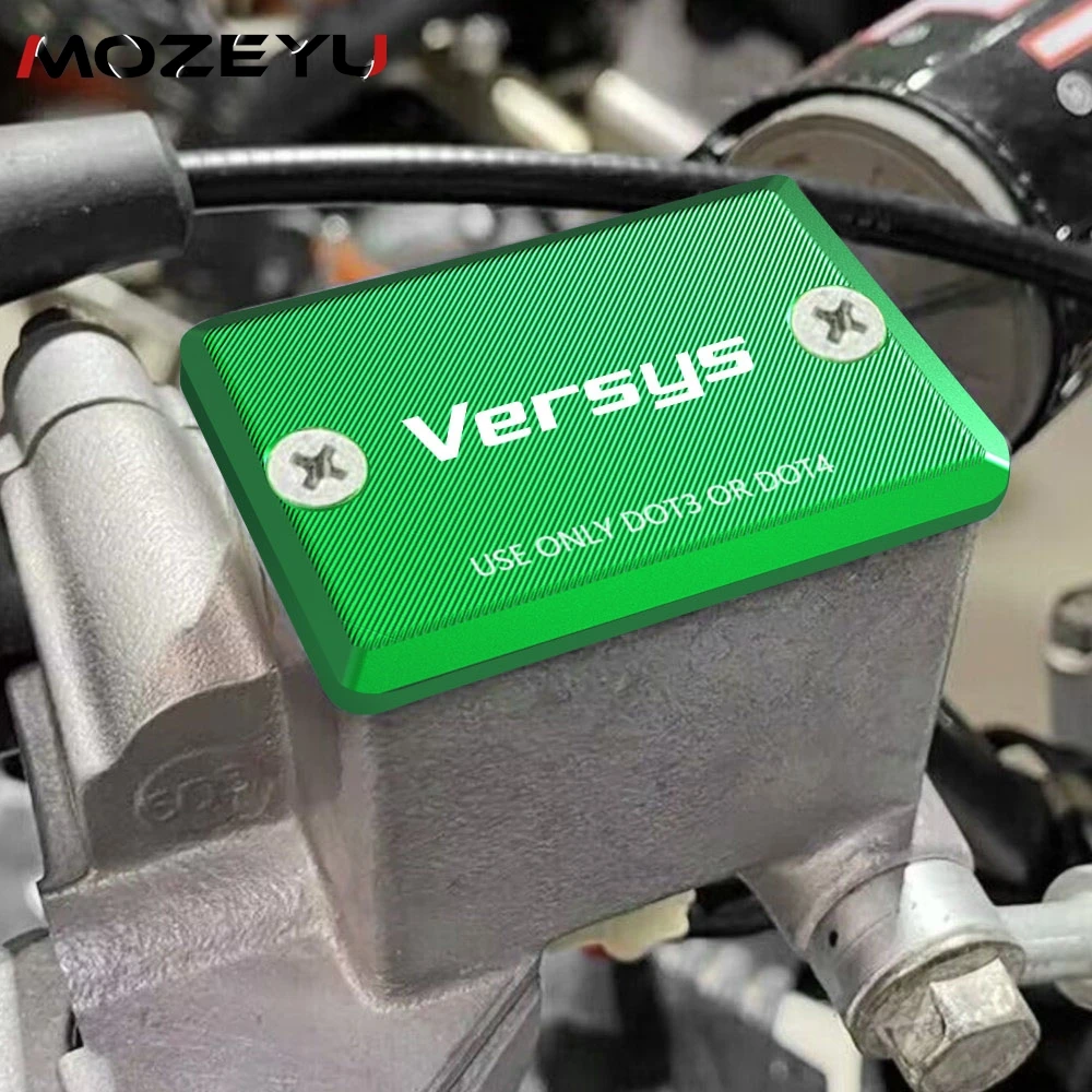 

Front Brake Clutch Cylinder Fluid Reservoir Cover FOR KAWASAKI VERSYS 1000 KLE650 ZZR600 Z1000 ZR-7 ZR-7S Z750S ER6N ER-6N ZR7