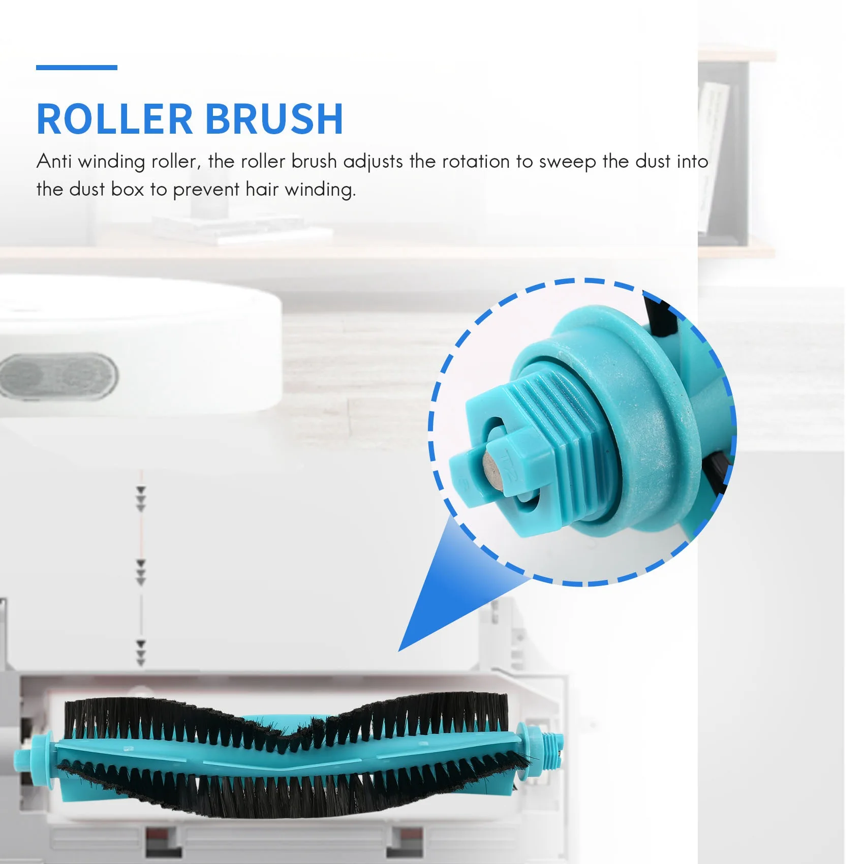 ~Top Rated Robot Roller Main Side Brush For Cecotec Conga 4090 5090 Robotic Vacuum Cleaner Spare Parts Accessories Brushes