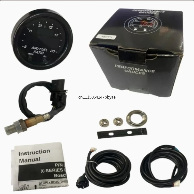For 30-0300 52mm Air Fuel Ratio Gauge LSU4.9 Oxygen Sensor Wideband AFR Racing Modification Kit