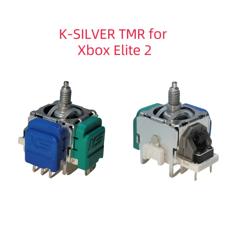 2PCS K-SILVER TMR Electromagnetic Joystick Hall for Xbox Elite 2 Hall Joystick Controller TMR SticksTunnel Magnetic Resistance