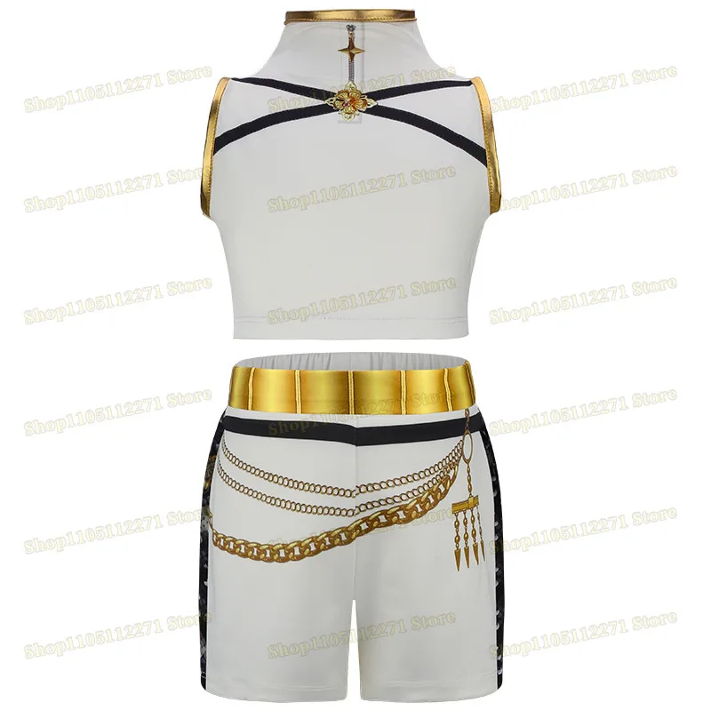 ชุดฮิปฮอปเด็กผู้หญิงใหม่ ชุดแสดงบนเวทีฮาโลวีน ชุดวงเกิร์ลกรุ๊ปเกาหลี ชุดสาวฮอต สำหรับโอกาสพิเศษ เสื้อผ้าเด็ก