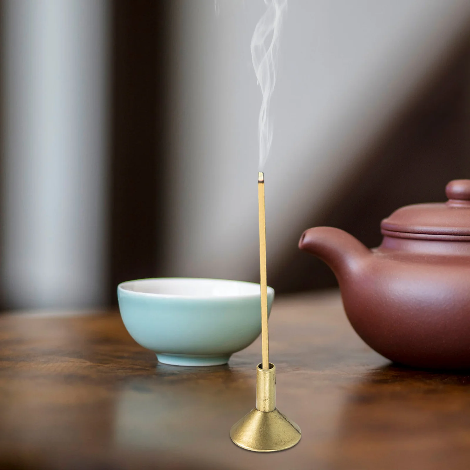 50개입 향 콘 트레이 합금 백플로우 버너 홀더 랙 프리미엄 메탈 향로 홈 요가룸 장식용