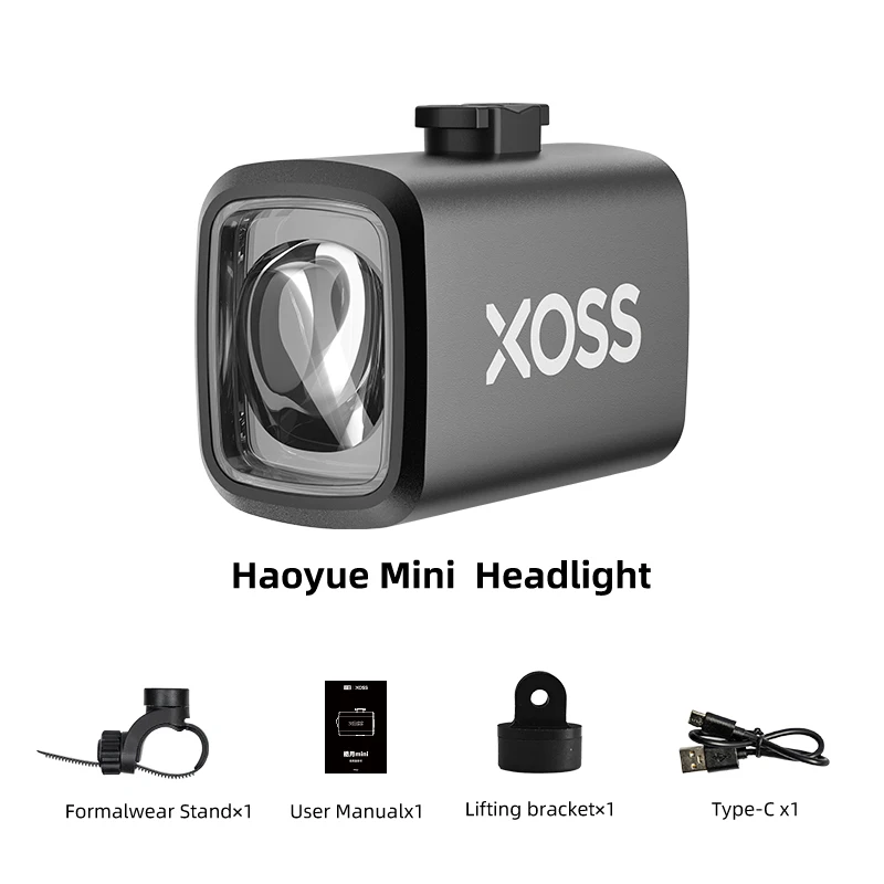 XOSS مصباح دراجة صغير 1000LM المصباح مقاوم للماء مصباح أمامي قابل لإعادة الشحن أضواء الدراجة الألومنيوم خفيفة مصباح يدوي #1