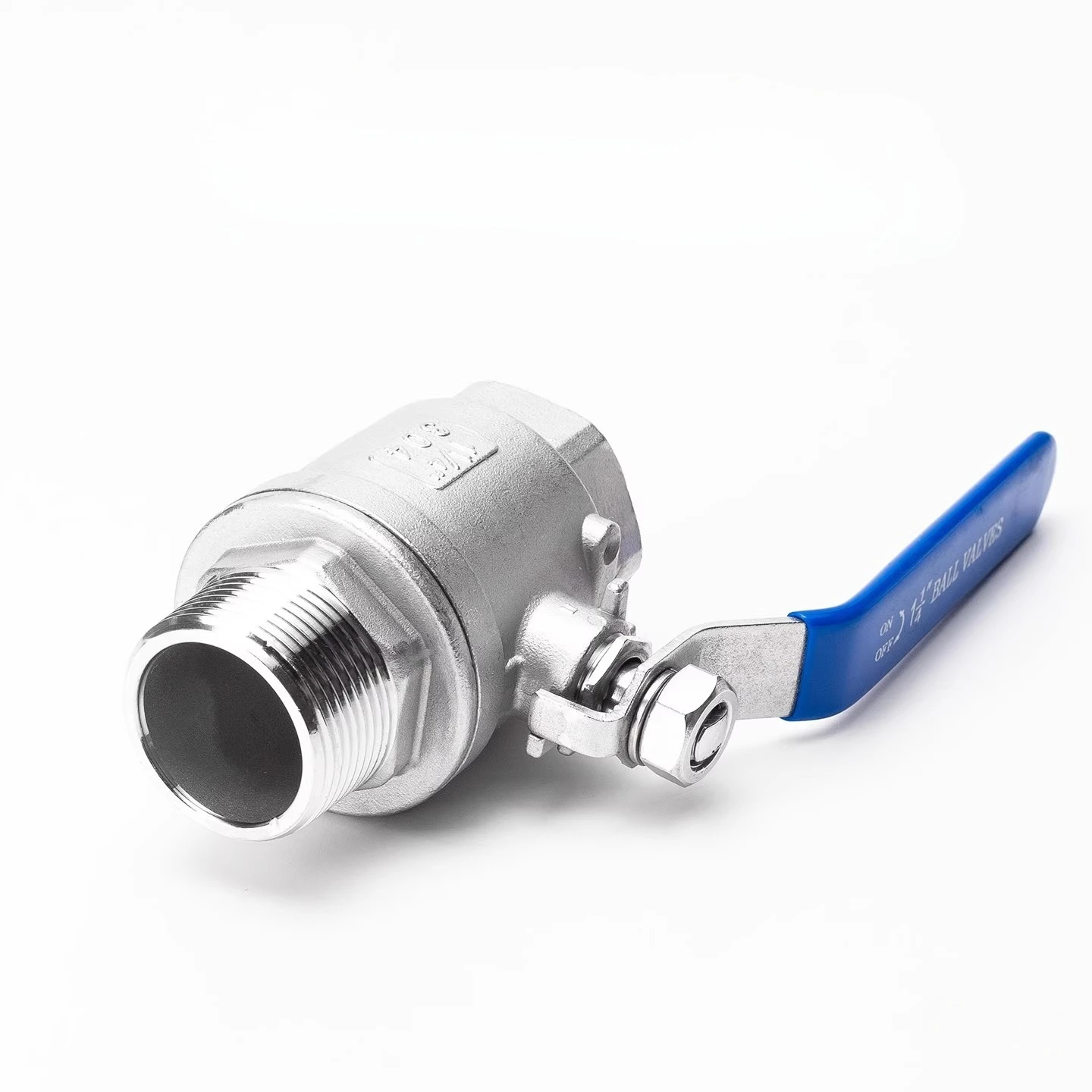 304 Stainless Steel 2W Ball Valve 1/4 3/8 1/2