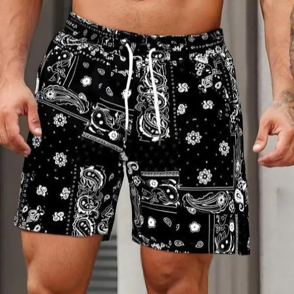 

New Men's ort NS orts Mid-Elastici Long Pants Ci Walk Suitable Tee-Ester Fiber Large Size Spring 2025