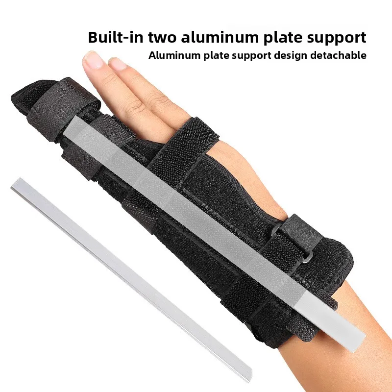 

Регулируемый бандаж на запястье, шина для мизинцев, артрит для взрослых, бандаж для рук с поддержкой пальца, облегчение боли при растяжении связок, бандаж для большого пальца