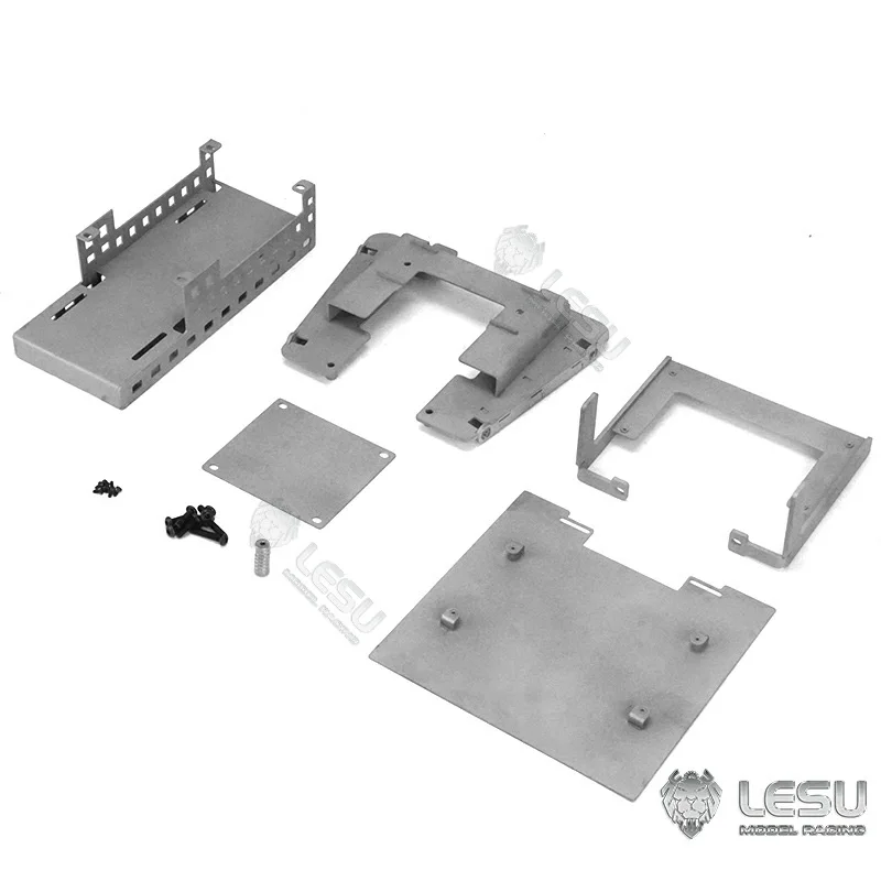 LESU Metal Battery Compartment for 1/14 Haulery Tractor Truck Chassis DIY RC Car Model Accessories Th20322-Smt3