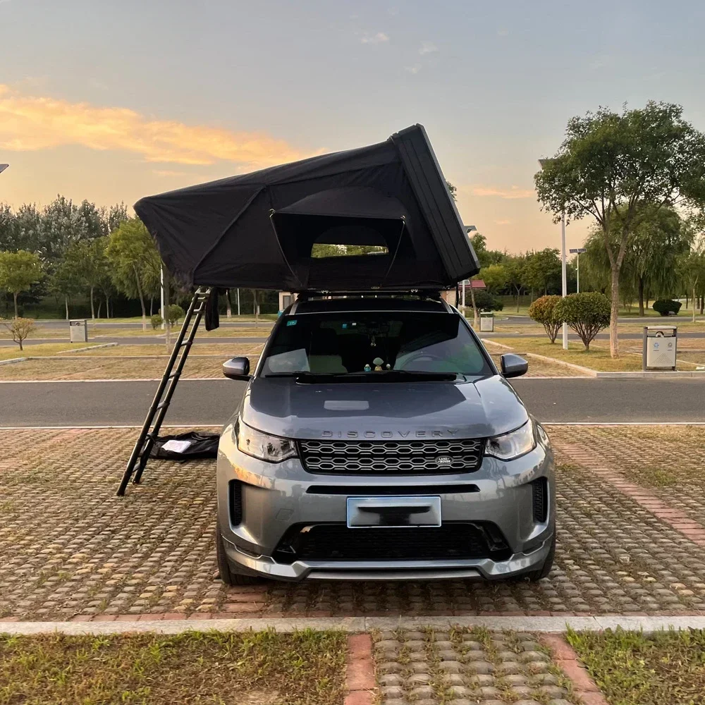 Carpa de techo  coche  carcasa dura  aluminio con portaequipajes