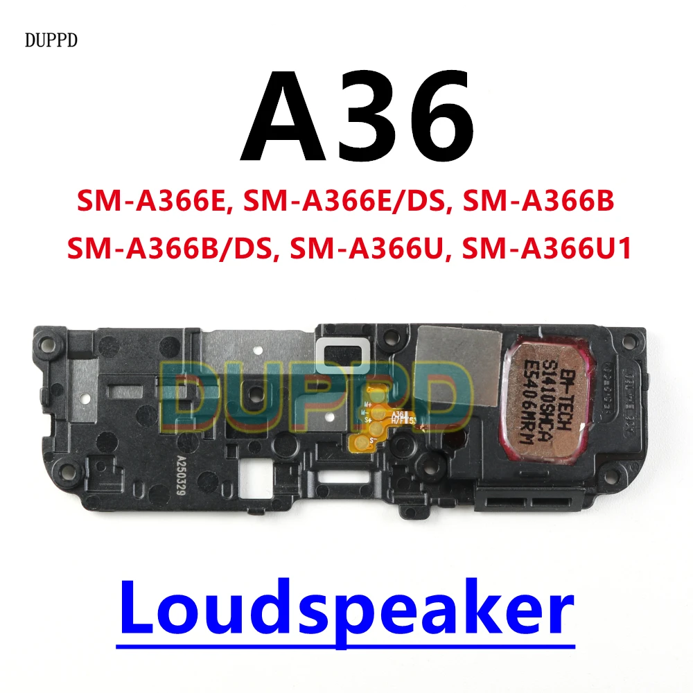 Loudspeaker Top Speakers Speakerphone Buzzer Ringer Sound Earpiece Receiver Ear Flex Cabe For Samsung Galaxy A36 A366B A366U