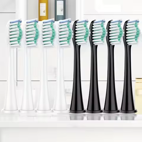 4/8/12/16/20PCS Replacement Toothbrush Head Compatible with Phil Sonic Electric Toothbrush Head Refills Fit Diamond Cleaning