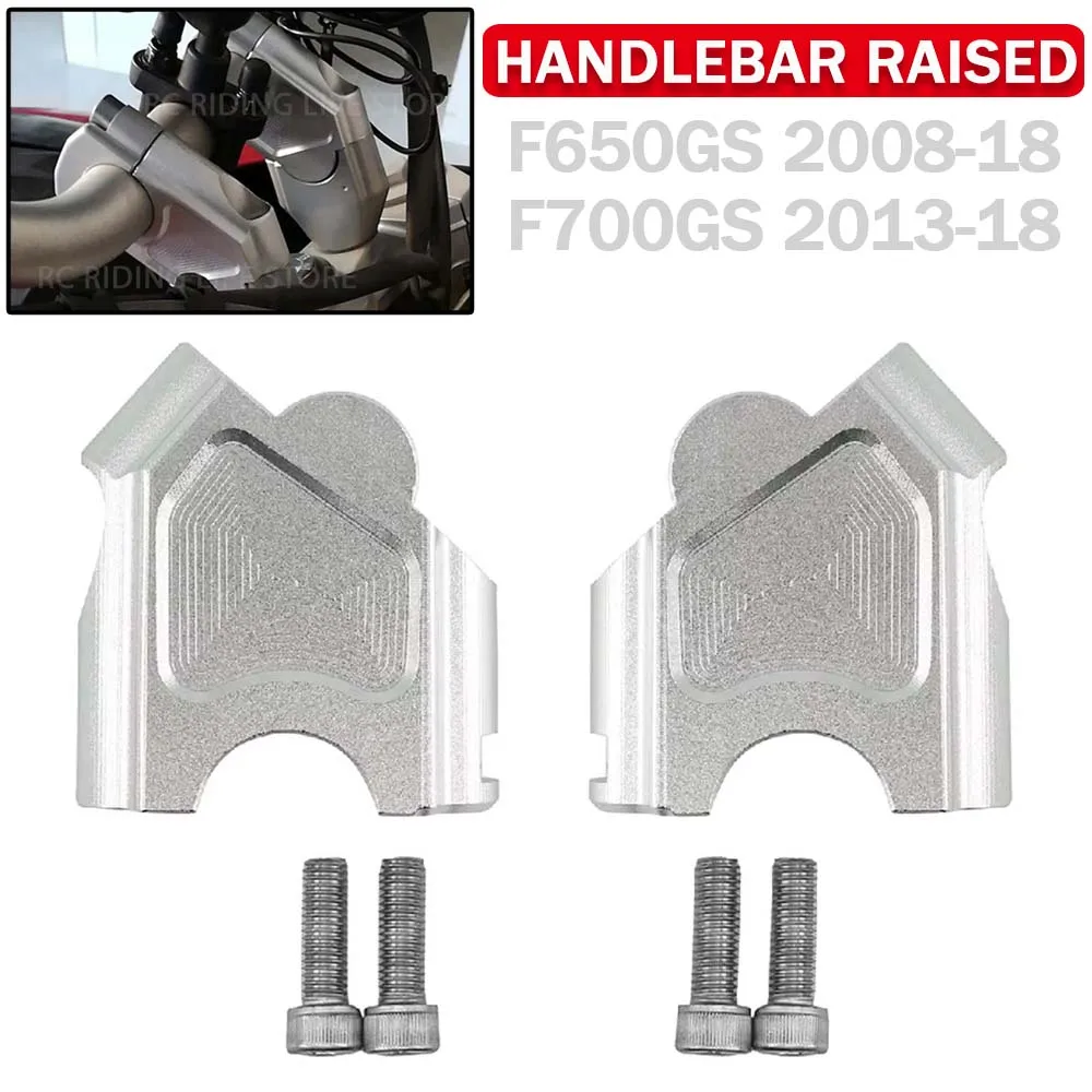 

Motorcycle Handlebar Riser For BMW F650GS 2008-2018 F700GS 2013-2017 2018 F650 F700 GS Handle Bar Heightening Clamp Mount Raised