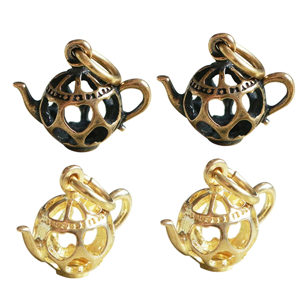 

10pcs Love Kettle Pendant Metal DIY Jewelry Making Pendants Charm Fashion Water Pot Charms Keychain Accessories Simple Stylish